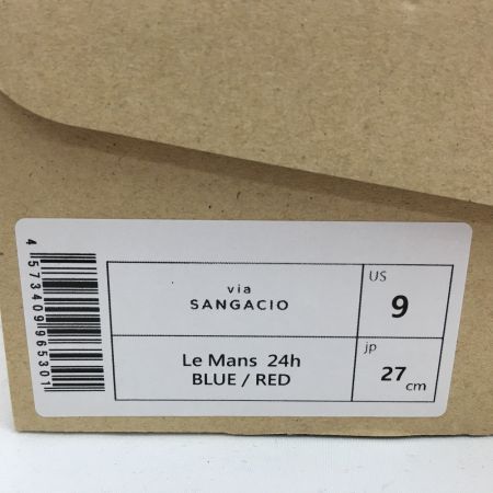  SANGACIO 手作りスニーカー 限定240足 にゅ～ず 24h Le Mans SIZE27 ネイビー