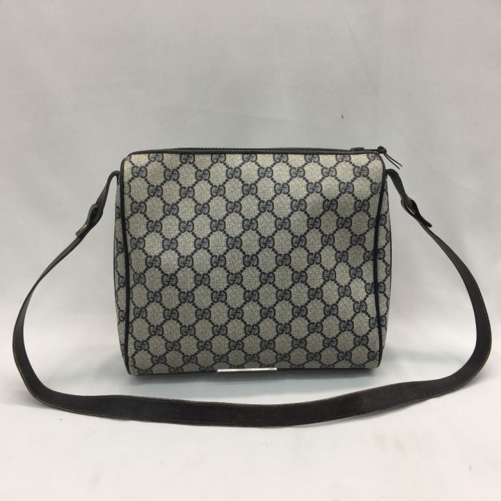 GUCCI グッチ レディースショルダーバッグ オールドグッチ GGスプリーム 383958 ネイビー｜中古｜なんでもリサイクルビッグバン