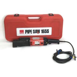 ▼▼ ASADA アサダ パイプソー 切断機 ケース・刃・レンチ付き 165S レッド x ブラック Cランク