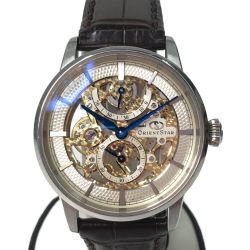 ▼▼ ORIENT オリエント メンズ 手巻き オリエントスター スケルトン クラシック  RK-AZ0001S Aランク