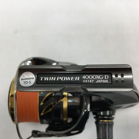  SHIMANO シマノ スピニングリール 20’ツインパワー 4000XG ゴメスサスノブ付 04147