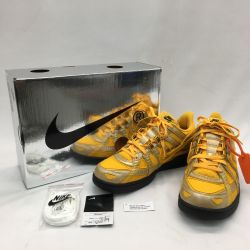 ▼▼ NIKE ナイキ ナイキ×オフホワイト エア ラバー ダンク ユニバーシティゴールド オレンジ Aランク