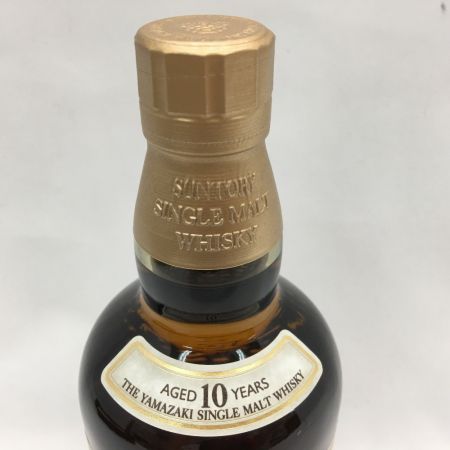 【北海道内限定発送】 YAMAZAKI 山崎/サントリー 山崎10年 シングルモルト 700ml 箱入 未開栓