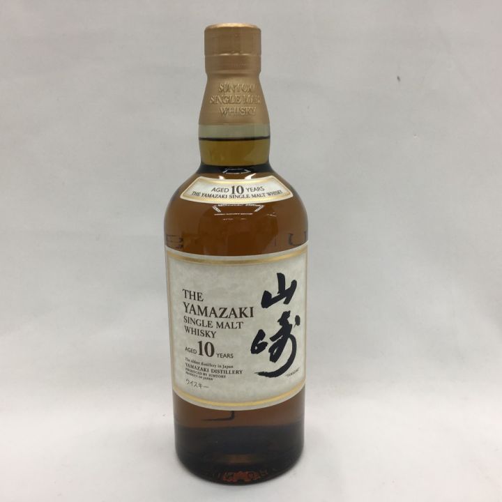 北海道内限定発送】 YAMAZAKI 山崎/サントリー 山崎10年 シングルモルト 700ml 箱入 未開栓｜中古｜なんでもリサイクルビッグバン