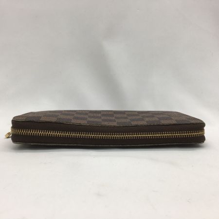  LOUIS VUITTON ルイヴィトン ラウンドファスナー 長財布 ダミエ エベヌ ジッピー・オーガナイザー N60003 ブラウン
