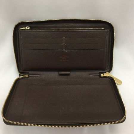 LOUIS VUITTON ルイヴィトン ラウンドファスナー 長財布 ダミエ エベヌ ジッピー・オーガナイザー N60003 ブラウン