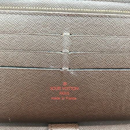  LOUIS VUITTON ルイヴィトン ラウンドファスナー 長財布 ダミエ エベヌ ジッピー・オーガナイザー N60003 ブラウン