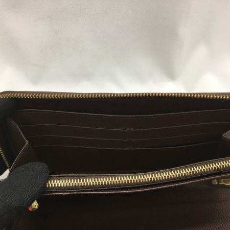  LOUIS VUITTON ルイヴィトン ラウンドファスナー 長財布 ダミエ エベヌ ジッピー・オーガナイザー N60003 ブラウン