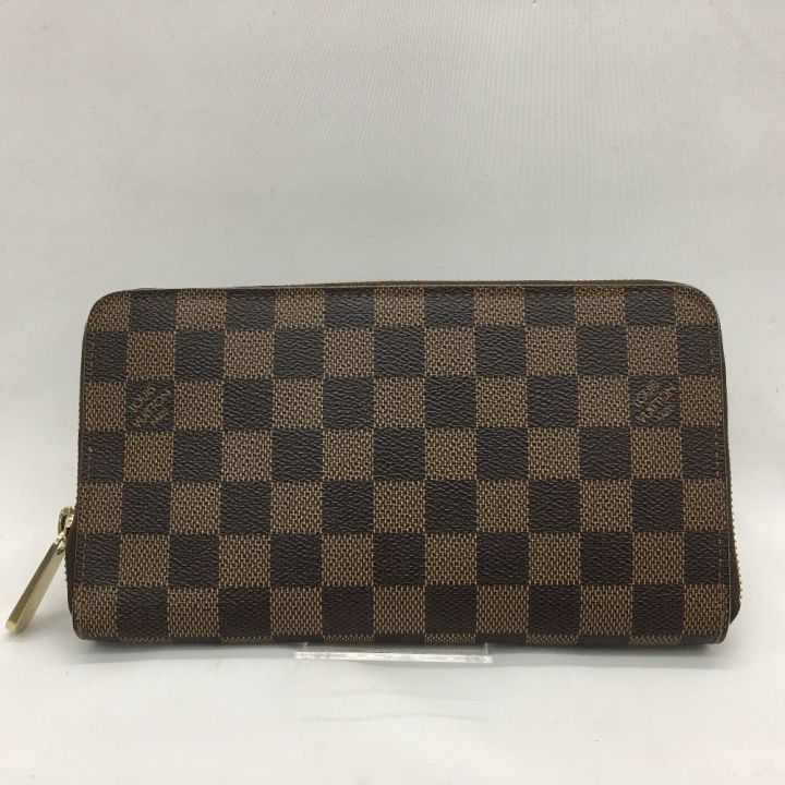 LOUIS VUITTON ルイヴィトン ラウンドファスナー 長財布 ダミエ エベヌ ジッピー・オーガナイザー N60003  ブラウン｜中古｜なんでもリサイクルビッグバン