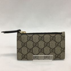 ▼▼ GUCCI グッチ カードケース コインケース GGスプリーム PVCレザー  431715 Aランク