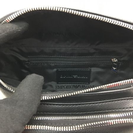  EMPORIO ARMANI エンポリオアルマーニ メンズ ウエストバッグ イーグルプレート Y4O238 YLA0E ブラック