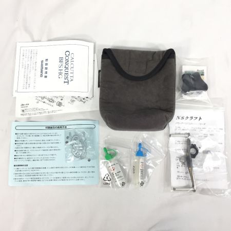  SHIMANO シマノ ベイトリール 17 カルカッタ コンクエスト BFS HG 左ハンドル ノブ付 BFS HG