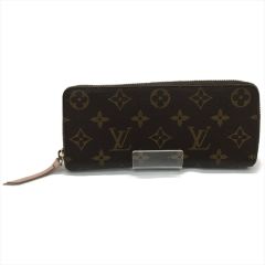  LOUIS VUITTON ルイヴィトン モノグラム ポルトフォイユ クレマンス ローズバレリーヌ M61298 Bランク