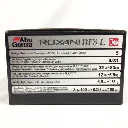  Abu Garcia アブガルシア ベイトリール ロキサーニ ROXANI BF8-L  左ハンドル