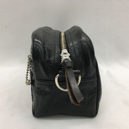  RAINBOW COUNTRY レザー ショルダーポーチ ホースハイド ブラック