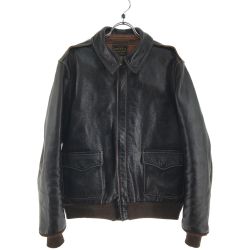 ▼▼ RAINBOW COUNTRY フライトジャケット レザー TYPE A-2 SIZE 42 W535AC-23380 ブラウン Cランク