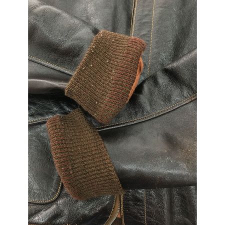  RAINBOW COUNTRY フライトジャケット レザー TYPE A-2 SIZE 42 W535AC-23380 ブラウン