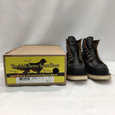  RED WING レッドウィング アイリッシュセッター 6インチモック SIZE 26cm 09874-0 ブラック