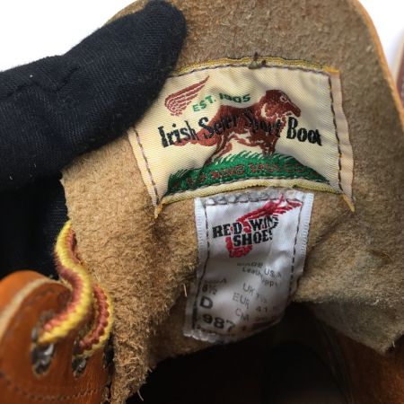  RED WING レッドウィング ゴールドラセット アイリッシュセッター ブーツ プレーントゥ 09871-0 ブラウン