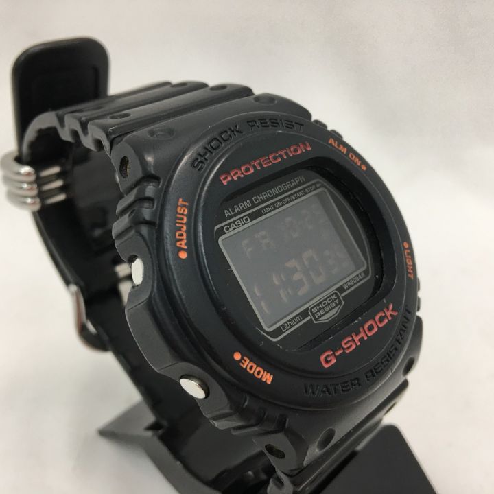 CASIO カシオ G-SHOCK リアルブラック レッドアイ ブラック反転液晶 スティングモデル  DW-5750RE-1JF｜中古｜なんでもリサイクルビッグバン