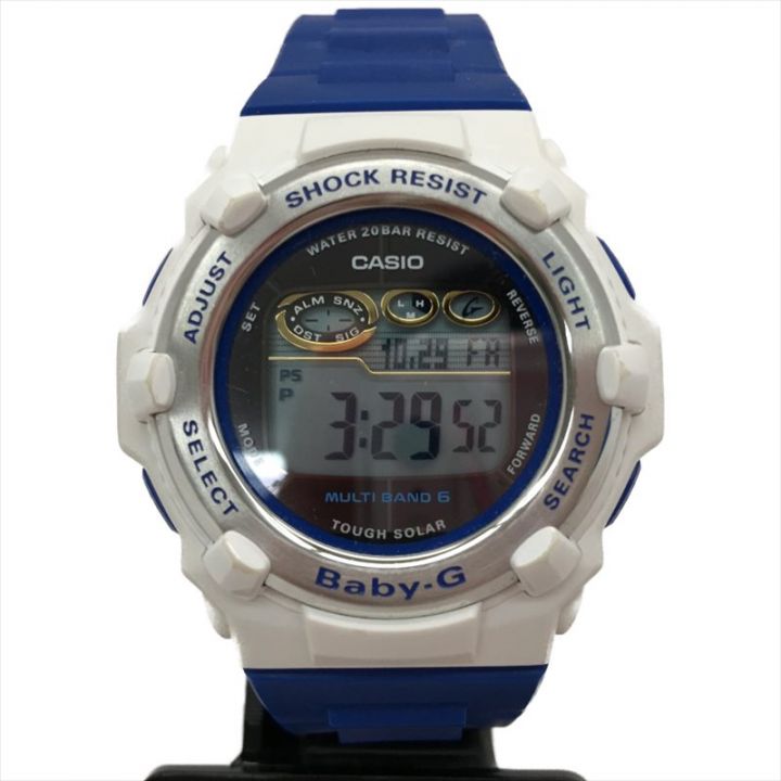 CASIO カシオ レディース腕時計 Baby-G 電波ソーラー イルカクジラ BGR-3006K-7JR｜中古｜なんでもリサイクルビッグバン