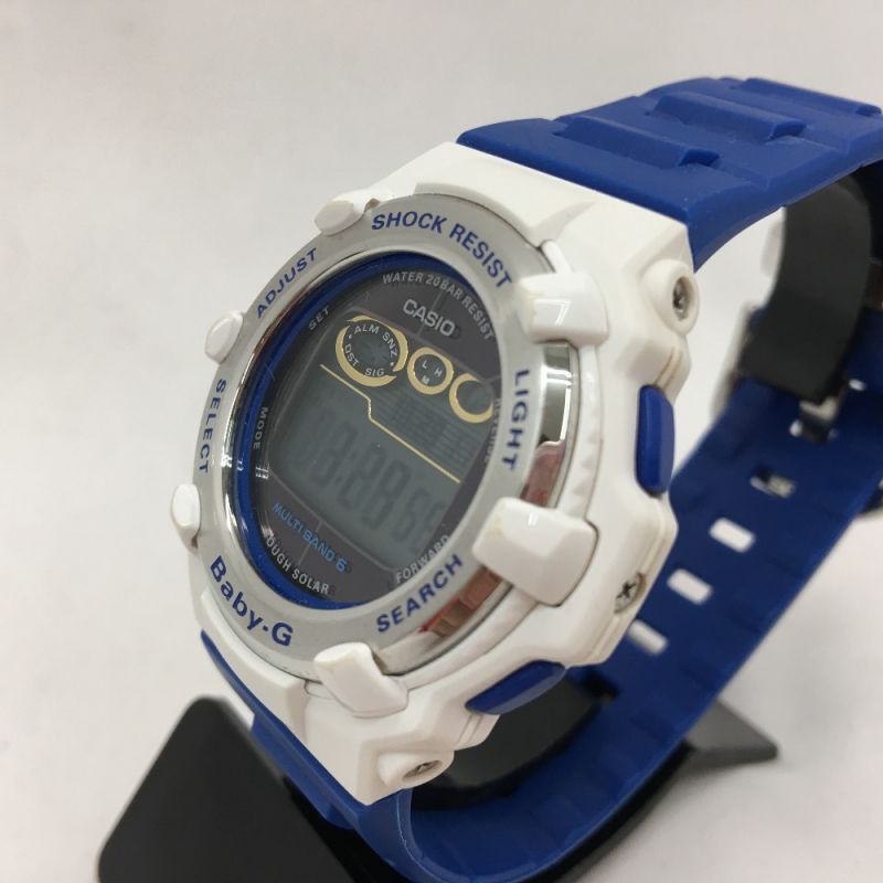 中古】 CASIO カシオ レディース腕時計 Baby-G 電波ソーラー イルカ 