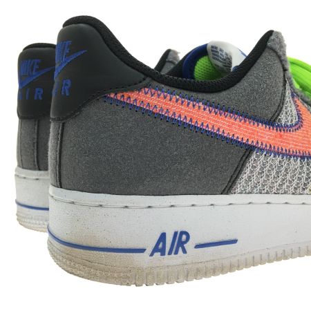  NIKE ナイキ メンズスニーカー AIR FORCE1 ’07 ホワイト グレー ホワイト・グレー・レッド・グリーン
