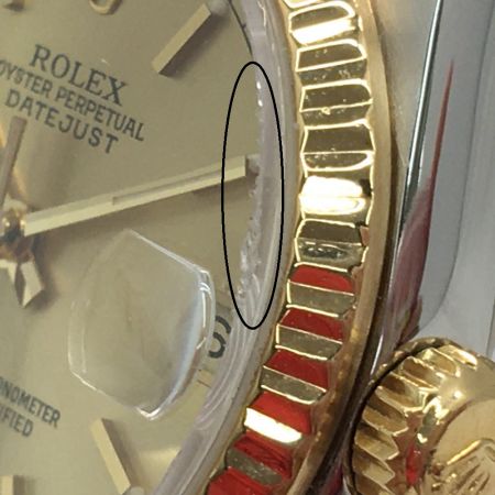  ROLEX ロレックス 自動巻き デイトジャストボーイズ L番 18K×SSコンビ 68273