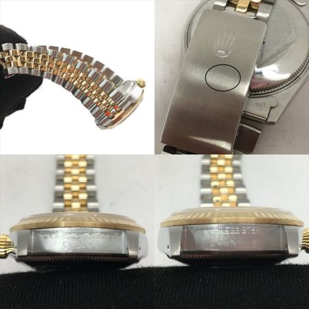  ROLEX ロレックス 自動巻き デイトジャストボーイズ L番 18K×SSコンビ 68273
