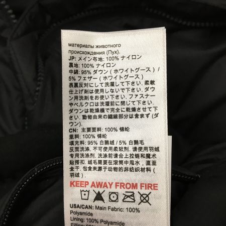  MAMMUT マムート ダウンジャケット Meron Insulated EU:Sサイズ ブラック チャックの紐欠品有