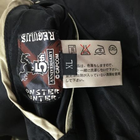   スカジャン リバーシブル モンハン モンスターハンター 5周年記念 SIZE XL ブラック×ゴールド
