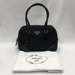 ▼▼ PRADA プラダ レディースバッグ ミニボストン  B10764 ブラック Bランク