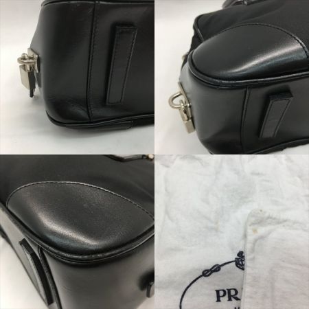  PRADA プラダ レディースバッグ ミニボストン  B10764 ブラック