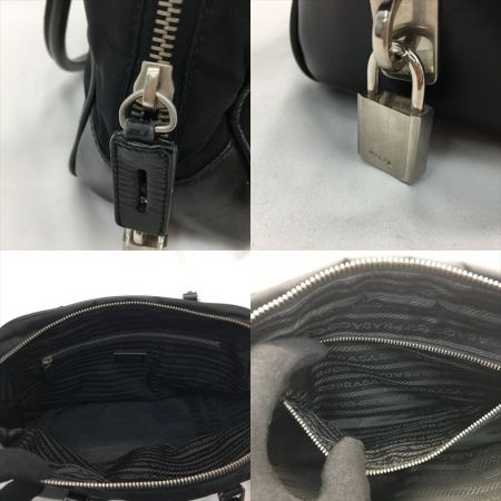  PRADA プラダ レディースバッグ ミニボストン  B10764 ブラック