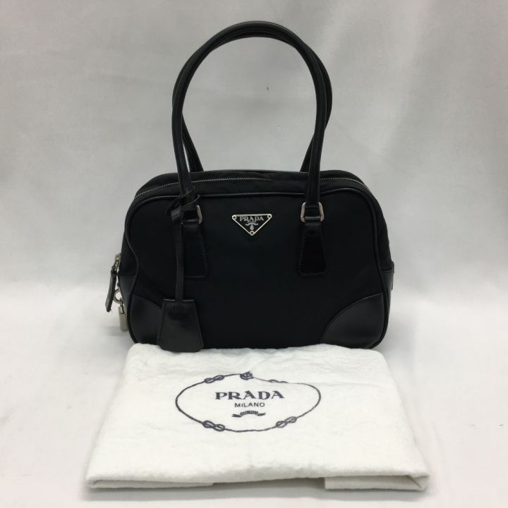 PRADA プラダ レディースバッグ ミニボストン B10764 ブラック｜中古｜なんでもリサイクルビッグバン