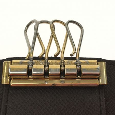  LOUIS VUITTON キーケース 4連 ダミエ ミュルティクレ4 糸切れあり N60385
