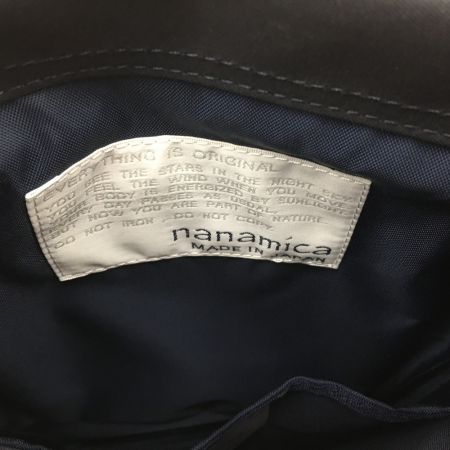  nanamica レディースショルダーバッグ 撥水加工 ポシェット  ネイビー