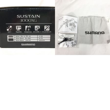  SHIMANO シマノ スピニングリール 17 サステイン 3000XG