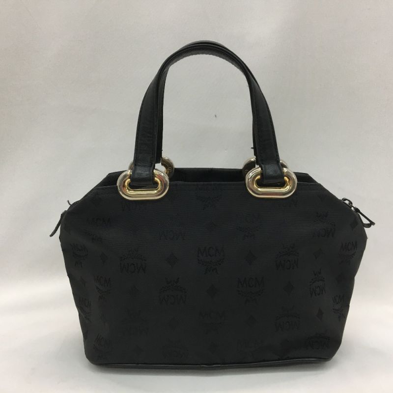 中古】 MCM エムシーエム レディースバッグ ナイロンバッグ ブラック