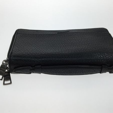  COACH コーチ レザー ダブル ジップ トラベル オーガナイザ F67624 ブラック