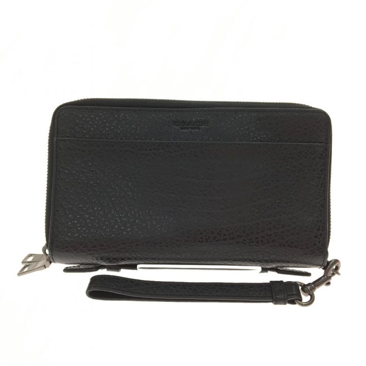 コーチ オーガナイザー ダブルジップ　財布 中古・古着通販】COACH (コーチ) ダブル ジップ トラベル