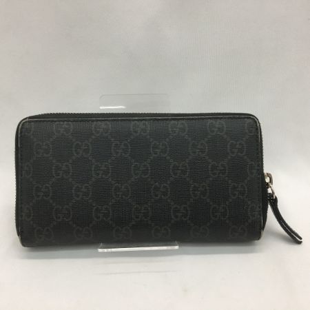  GUCCI グッチ メンズ ラウンドファスナー長財布 GGスプリーム  451273-203887 ブラック