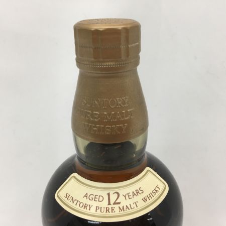 【北海道内限定発送】 YAMAZAKI 山崎/サントリー 山崎 12年 ピュアモルトウイスキー 750ml 未開栓