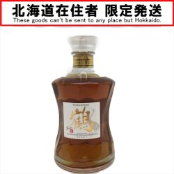 ▼▼【北海道内限定発送】 NIKKA WHISKY ニッカウイスキー 鶴 余市蒸溜所限定品 700ml 箱付 Nランク 未開栓