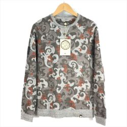 ▼▼ PRETTY GREEN スウェット カモフラージュ SIZE 2 GSXJ65548573 グレー×ブラウン Aランク