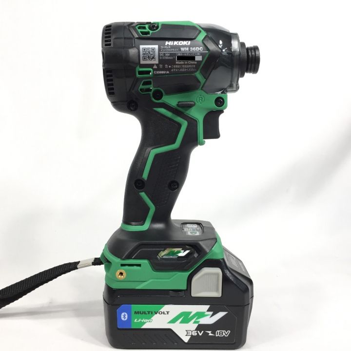 □□HiKOKI ハイコーキ コードレスインパクトドライバ WH36DC グリーン  