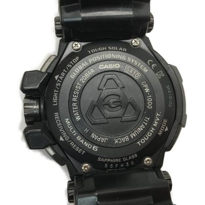 中古】 CASIO カシオ メンズ腕時計 G-SHOCK 電波ソーラー スカイ