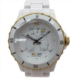 ▼▼  MOOMIN クオーツ 2000本限定 ムーミン&フローレン 生誕70周年記念 Bランク