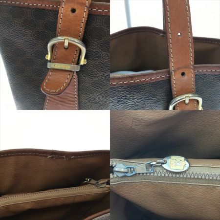  CELINE セリーヌ レディース ショルダーバッグ マカダム バケツ型  ブラウン