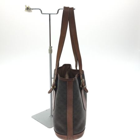  CELINE セリーヌ レディース ショルダーバッグ マカダム バケツ型  ブラウン